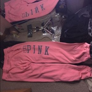 PINK VS logging pants loggers